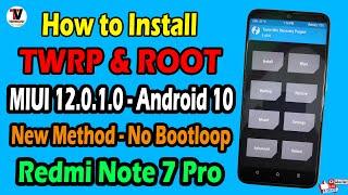 Install Official TWRP Recovery & ROOT Ft. MIUI 12 Android 10 on Redmi Note 7 Pro | No More Bootloop
