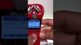 Zoom H1n How to connect to PC as an external Mic #shorts