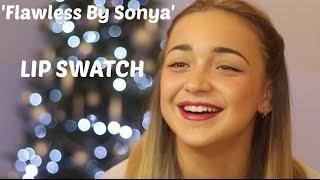 'Flawless' By Sonya Lipstick Swatch Part l | VLOGMAS #7