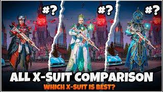 I COMPARED ALL THE MAXED X-SUITS IN BGMIALL X-SUIT MAXED | WHICH X-SUIT IS OP? | Mew2