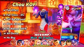 Update Script Skin Chou KOF Iori Yagami No Password Full Effect & Voice, Chou Kof Skin Script Revamp