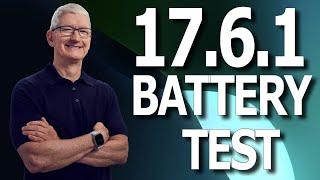 iOS 17.6.1 Battery Life / Battery Drain / Battery Performance Test.