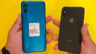 Xiaomi Redmi 9A vs iPhone X