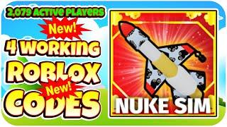 NEW CODES [] Nuke Simulator! By Big BOOM Games, Roblox GAME, ALL SECRET CODES, ALL WORKING CODES