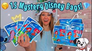 OPENING 15 *NEW* MYSTERY DISNEY BLIND BAGS!!🩵 (RARE GOLDEN SIMBA HUNT!!🫢) | Rhia Official