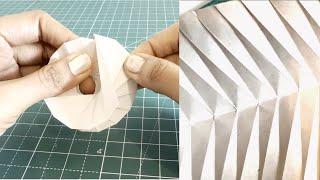 Spiral Paper Folding - Method 2 Silent Demo | Spiral Origami Art | Fold with Deepali Karanjavkar