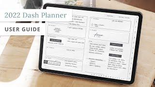 How to Use the 2022 Dash Planner - Digital Planner Guide