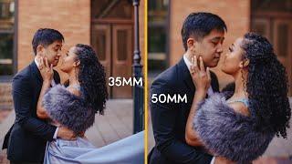 35mm vs 50mm Lens Comparison for Couple Photography