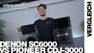 Vergleich: Denon DJ SC6000 vs Pioneer DJ CDJ-3000 | DJ Media Player