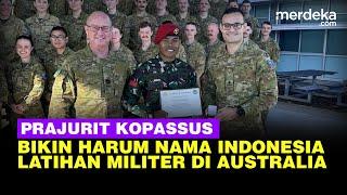 Kehebatan Prajurit Kopassus Praka Jingko Latihan Militer di Australia, Harumkan Indonesia