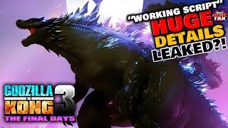 Godzilla x Kong 3's Ridiculous "Working" Script Leak BREAKDOWN