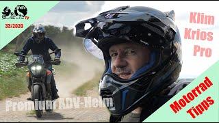 Klim Krios Pro Test | Leichter Premium ADV-Helm mit selbsttönendem Visier