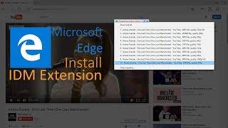 How to add IDM extension in Microsoft edge [Working 100%]