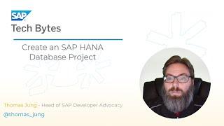 Tutorial - Create SAP HANA Database Project