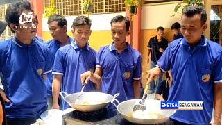 Warga Binaan Lapas Bojonegoro Ikuti Pelatihan Membuat Onde-Onde