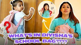 What's in Divisha's school bag| Prepping for Jamai Shoshti| HINDI | Debina Decodes |