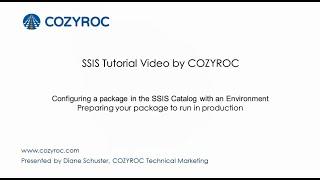 Executing a package from SSIS catalog - SSIS tutorial For Beginners by COZYROC