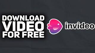 How To Download InVideo Video For Free (FREE VIDEO EXPORT) | 2023 Easy