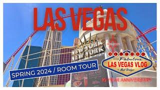 New York New York Las Vegas Hotel & Casino (Remodeled Marquis Suite 1454) Room Tour 9th April 2024