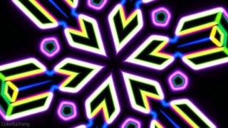 Party Colorful Lights Flashing Night Disco Screen Effect On Youtube 