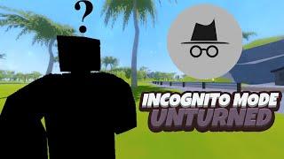 How to turn on incognito mode on Unturned | Plugin tutorial