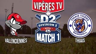 Division 2 | Valenciennes - Thiais (Match 1) | Vipères TV