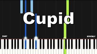 FIFTY FIFTY - Cupid | EASY PIANO TUTORIAL by Synthly