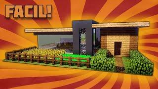 Como Construir una Casa Pequeña ideal para el Inicio de SURVIVAL - Minecraft