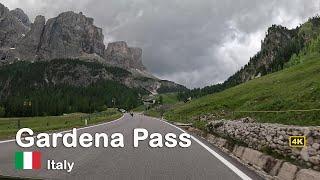 ROAD TRIP Italy | Driving Over The Beautiful GARDENA PASS In 4K