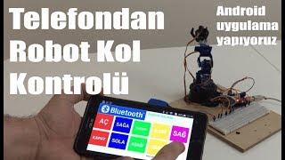 Bluetooth Kontrollü Robot Kol - Nasıl Yapılır