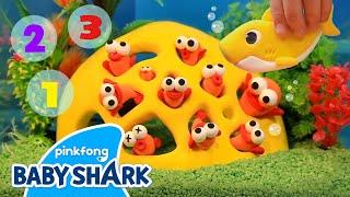 Fish 123 | Ten Little Fish | Learn with Baby Shark | Play with Baby Shark | Baby Shark Official