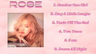 ROSE - NEW SONGS 2024PLAYLIST 