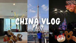 CHINA VLOG PT.4  || shanghai at night  || disneyland shanghai 🪄
