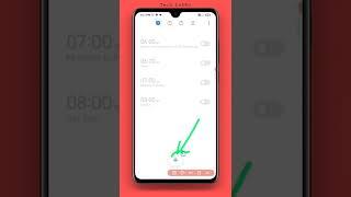 How To Set Alarm On Redmi_9_Power #shortsvideo