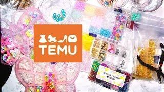 Huge Temu Bead Haul | beads jewelry supplies unboxing! | 30% OFF Coupon Code: sale7375