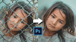 КАК УДАЛИТЬ ЛЮБОЙ ОБЪЕКТ В PHOTOSHOP!