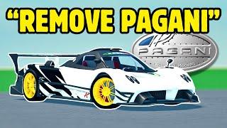 They Emailed PAGANI to REMOVE PAGANI from Car Dealership Tycoon #cardealershiptycoon