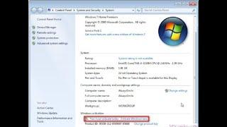 How to Disable Activation for windows 7 ultimate #windows7ultimate