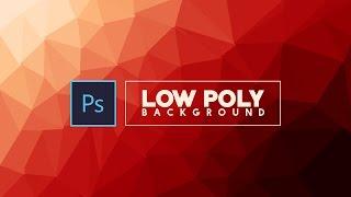 How to make a Low poly bacground Design | Photoshop