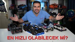 LEGO Porsche GT4 e-Performance Yarış Arabası!!! En Hızlı Kim Olacak!!!