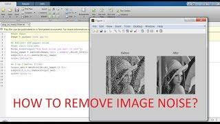 MATLAB Code to reduce noise in an image.avi