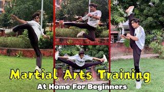 Taekwondo Training At Home For Beginners | Martial Arts Training & Kicks Tutorials | 10 Tutorials