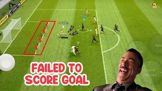 Failed to scored a goal LOL - Efootball Mobile