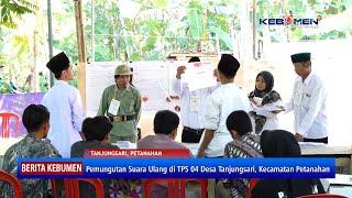 Pemungutan Suara Ulang di TPS 04 Desa Tanjungsari, Kecamatan Petanahan