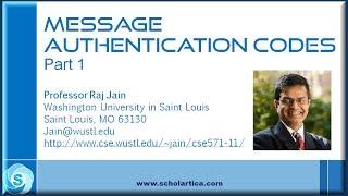 Message Authentication Codes: Part 1