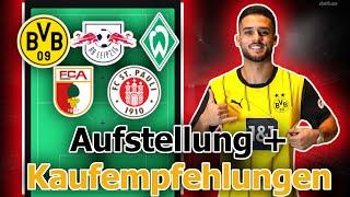 Aufstellung + Kaufempfehlungen zum BVB, Werder Bremen,... - Kickbase Kaufspecial I Kickbaseking