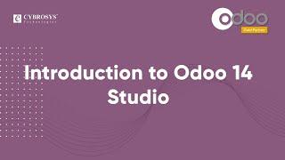 Introduction to Odoo 14 Studio | Odoo Studio