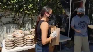 Danny Trejo feeding the homeless in District 10