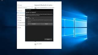 Jumelage du Biody Xpert 1 Windows en Bluetooth