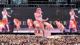 Taylor Swift - The Eras Tour in Zürich  10/07/2024￨Intro + Miss Americana + Cruel Summer